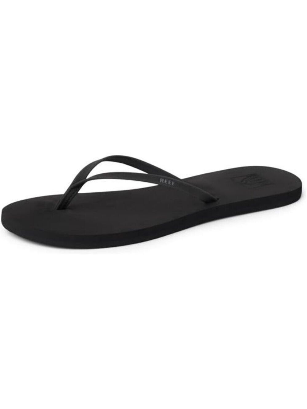 REEF Womens Flip Flops Black Lightweight Beach Sandals Soft EVA Footbed